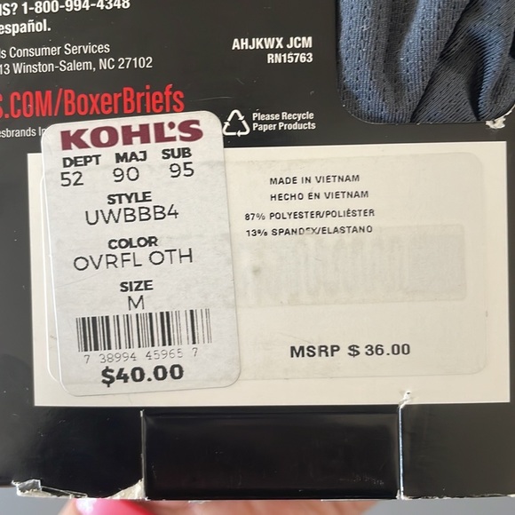 Hanes Mens Boxer Briefs - Picture 5 of 11